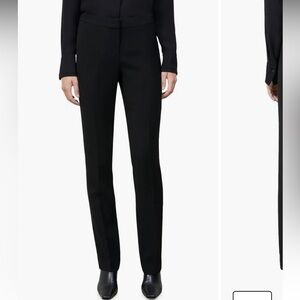 Lafayette‎ 148 New York Black Barrow Pants Virgin Wool Size 20W
